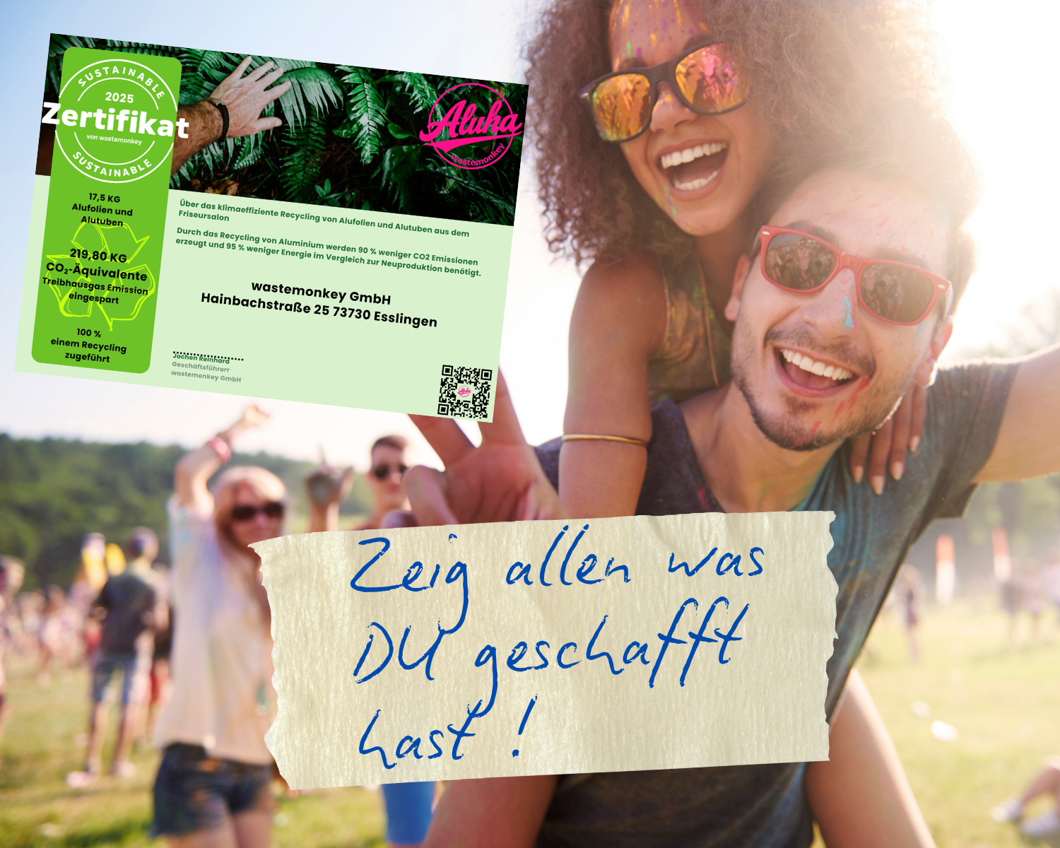 CO²-Einsparzertifikat